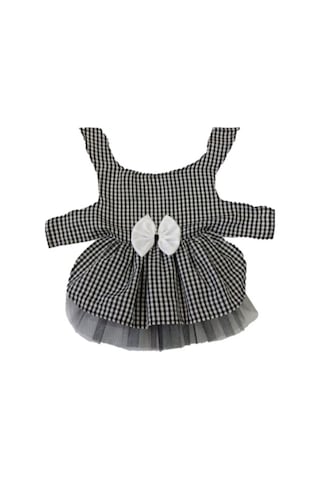 Gobo Kareli Dişi Kedi Köpek Kıyafeti Elbisesi