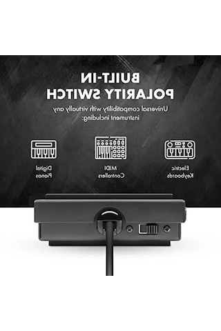 Evrensel Sustain Pedalı, Mıdı Klavyeler İçin Uygun