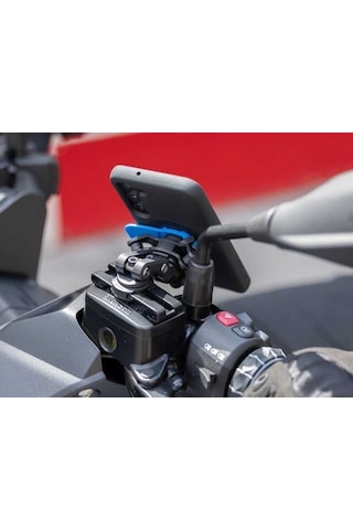 Quadlock Motosiklet Fren Rezervuarı Bağlantısı Siyah