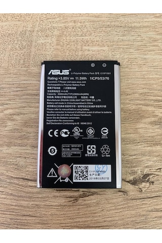 Asus Zenfone Selfie 5.5 Batarya Pil Zd551Kl C11P1501