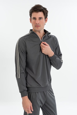 Maraton Comfort Erkek Dik Yaka Antrasit- Sweatshirt Antrasit-