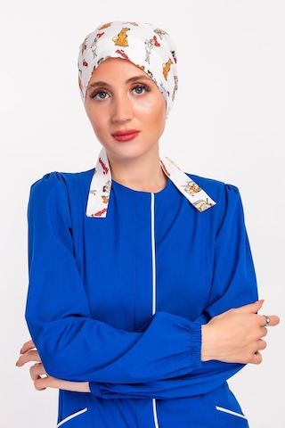 Tesettür Ameliyathane Bonesi - Taş Devri Beyaz