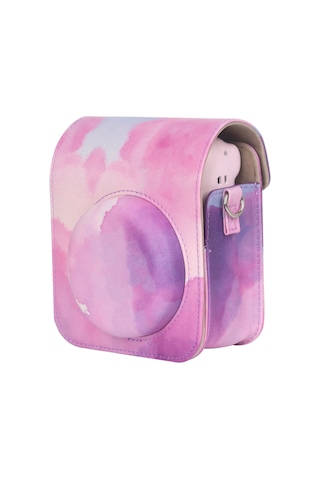 Instax Mini 12 Makine Uyumlu Renkli Deri Kılıf