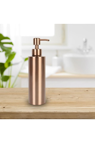 Suntek El Losyonu Şişesi Paslanmaz Çelik Metal Pompa Makyaj 350ml Diğer