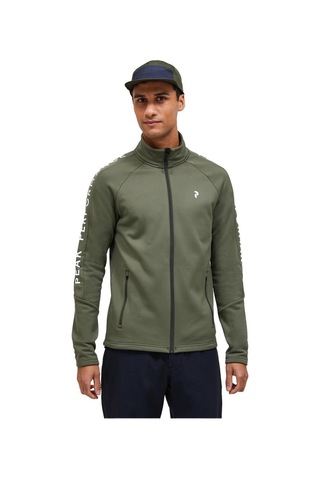 Peak Performance M Rider Zip Jacket Erkek Fleece G79556020-11798 Haki