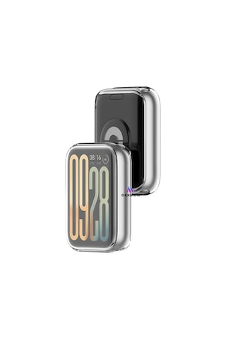 Xiaomi Smart Band 9 Pro Uyumlu Şeffaf Silikon Kasa Ekran Koruyucu