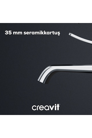 Creavit Lua Banyo Armatürü Krom Bt.lu2500