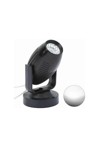 Ac 85-265v Led Sahne Işığı Mini Spot Işığı 7 Renk Mevcut Renkli Işık Siyah Gövde Ada