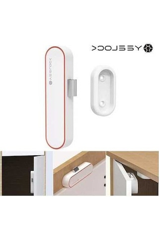 Pazly Yeelock Akıllı Çekmece Kilidi, Anahtarsız Kilit, Bt App Yönetimi, Hırsızlığa Karşı, Çocuk Güvenliği, Gizli Kilit, Beyaz Beyaz