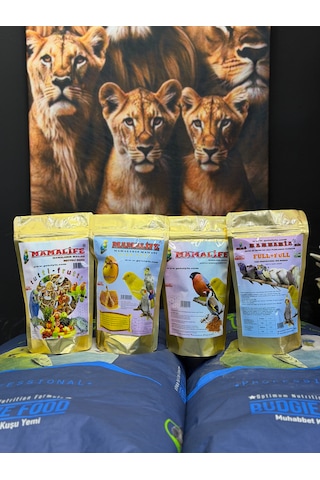 4 Lü Set 250 Gr Lık Mammamiamix Full+full&ballı&meyveli&kurtlu
