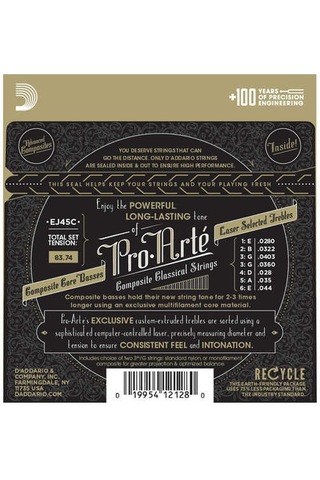 D´Addario Ej45C Normal Tension Composites Klasik Gitar Teli