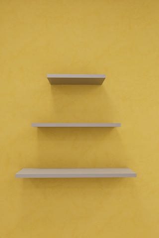 Asra Trend Modern 3'lü Uçan Raf Çok Amaçlı Duvar Rafı Organizer %100 Mdf Kitaplık Mutfak Banyo Rafı Drf05 Gri