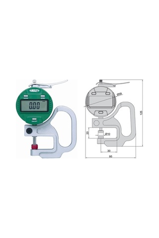 Insize 2871-10 Kalınlık Komparatörü (0.01 Mm)