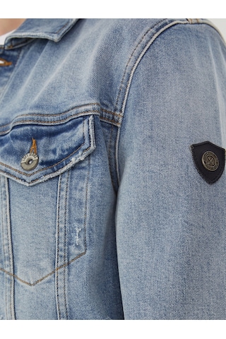 Slim Fit Erkek Ceket Denim