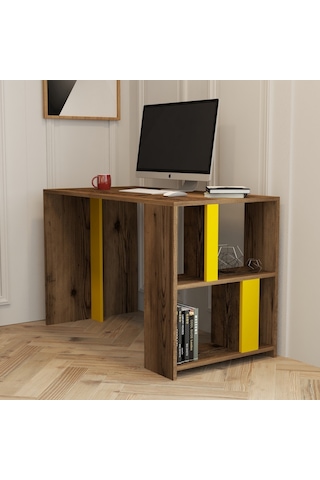 Variant Variant Lima Çalışma Masası - Ceviz / Sarı Ceviz