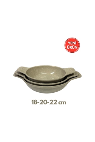 Thermoad 2'li Vizon Set (36 CM Gözleme Tavası - 3'lü 18-20-22 CM Güveç Sahan Set Kapaksız)
