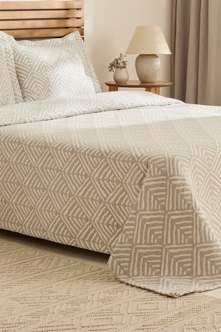 Kaşmir Home Space Çift Kişilik Yatak Örtüsü Takımı Gri Gri