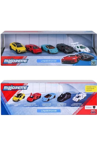 Majorette Lamborghini 5'li Araba Seti Çok Renkli