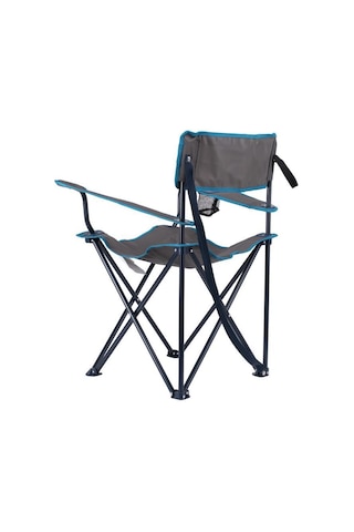 Best Choice Taşınabilir Kamp Plaj Sandalyesi Gri-Mavi