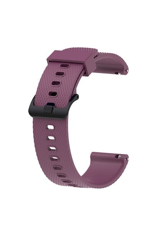 Samsung Galaxy Uyumlu Watch Active 2 44mm Krd-46 20mm Silikon Kordon - Gri