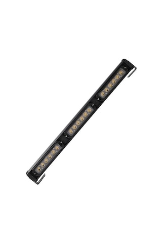Wolfram 45cm Led Çakar Lamba Sarı + Sarı 12-24v Led İkaz Çakarlı