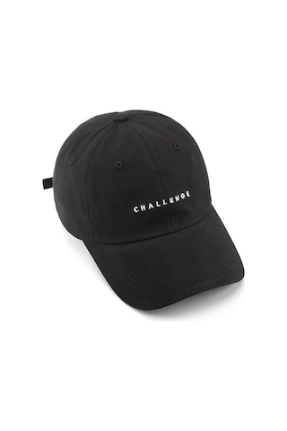 Beyzbol Şapkası Modelleri Unisex Hava Delikli Gündelik Kullanım İçin Güneş Gözlüklü Alfabe Desenli Spor Şapka Siyah