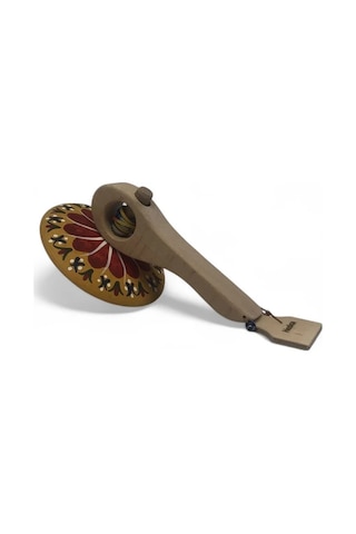 Çarkino Ahşap Topaç Sarı