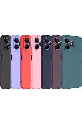 Realme Note 50 Kılıf Zore Mara Lansman Kapak Kırmızı