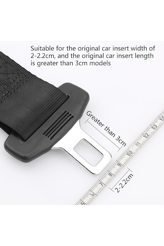 Geeksen Evrensel Emniyet Kemeri Kılıfı Araba Emniyet Kemeri Uzatıcı Emniyet Kemeri Uzatma Tokaları