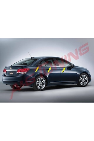 Chevrolet Cruze Sd Krom Cam Çıtası Tk 2009-2016 Arası 6 Prç Pasla N11.2955