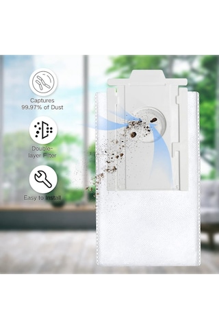 Samsung Uyumlu Vca-rdb95 Jet Bot+ Jet Bot Ai+ İçin 4 Parçalı Toz Torbası