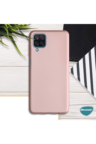 Microsonic Matte Silicone Samsung Uyumlu Galaxy M12 Kılıf