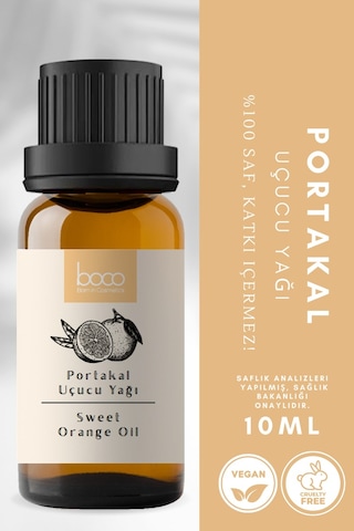 Boco Born In Cosmetics %100 Saf Portakal Uçucu Yağı 10 ML