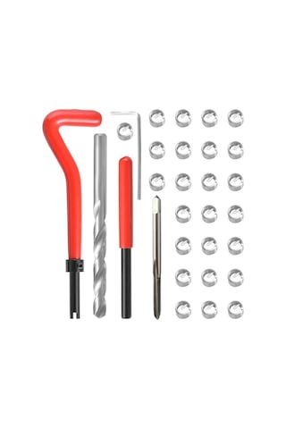 Neevoyu M4 0.7 Vida Tamir Seti, 304 Çelik Ve Hızlı Çelikten Yapılmış, Araç Tamiri İçin, 25 Adet İç Vida İçeren Çanta Paketi