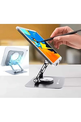 Metal Stand 360 Dönebilen Tablet Ve Laptop Standı / 4-12.9 İnch