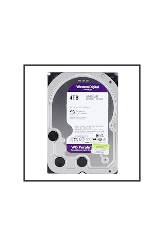 Wd Purple, Wd43purz, 3.5", 4tb, 256mb, 5400 Rpm, 7/24 Güvenlik, Hdd Türkiye Distribütörü Garantili
