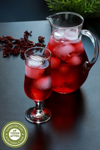 Yörem Afyon Katkısız Öğütülmüş Saf Hibiskus, Bamya Çiçeği, Mekke Gülü Hibiscus Sabdariffa 85gr.