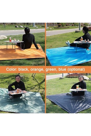 Tongxida Bahçe, Plaj Ve Kamp İçin Çok Amaçlı Oxford Kumaş Gölgelik, Mavi Renkli, Sağlam Ve Uygun Mavi