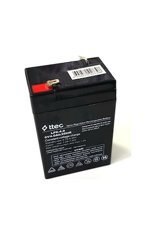 6V 4A Akü 6V 4A Kuru Akü 100X70X45Mm 6V 4A Bakımsız Kuru Akü