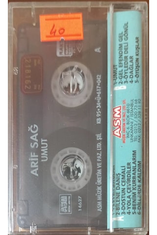 Plak Değildir Kaset Tir Arif Sağ Umut Kaset