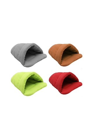 Leezsing Pet Kedi Köpek Uyku Tulumu Sıcak Yumuşak Köpek Yatağı Diz Yuvası Pet Uyku Yastığı