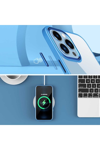 Apple iPhone Uyumlu 11 Kılıf Şeffaf Arka Yüz Kamera Yükseltili Silikon Farma Teknoloji Kırmızı
