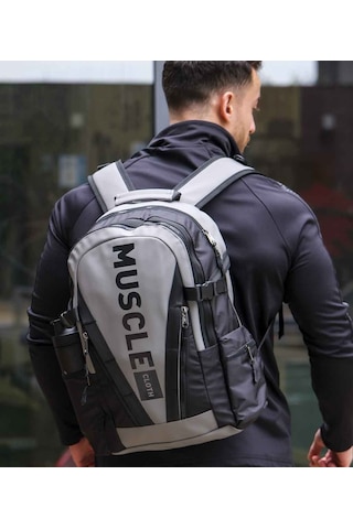 Musclecloth Glory Sırt Çantası Gri Siyah Siyah - Gri