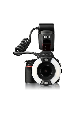 Meike MK-14EXT-N i-TTL Nikon Uyumlu Makro Ring Flaş