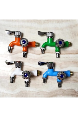 Maoyaya Çift Kontrol Muslukları - Çift Çıkışlı Su Musluğu Evrensel Arayüz A A