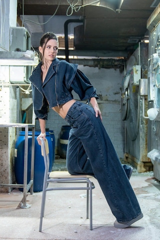 Lacarino 7586 M.r.e.w.leg Kadın Jean Pantolon Blue Black