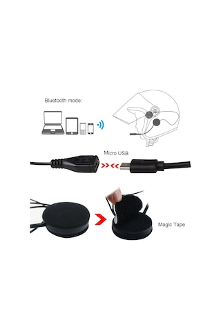 Cbtx Global Bt8 Motosiklet Kaskı Bluetooth Kulaklığı