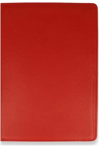Lenovo M10 X505f Kılıf 360 Tablet Deri Kılıf - Kırmızı Tablet Kılıfı