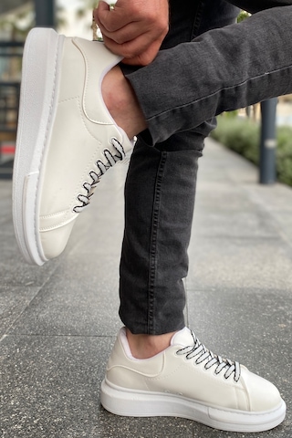 Luis A Costa Lc107 Beyaz Bağcıklı Erkek Ayakkabı Renkli