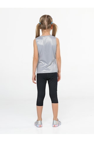 Quenn Kız Çocuk Tayt Takım-gri - Laci Gri